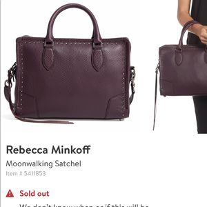 Rebecca Minkoff Dark Cherry Moon Walking Bag